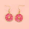 Pink Grapefruit Earrings