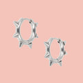 Punk-fection Spike Huggie Hoop Earrings