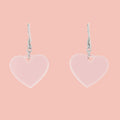 Pink Heart Mini Drop Earrings
