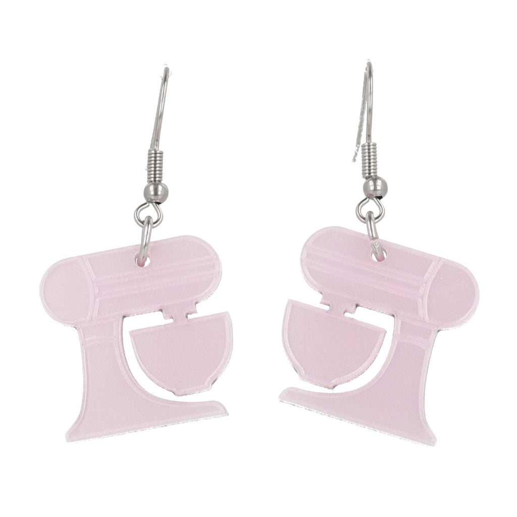 Pink Stand Mixer Earrings