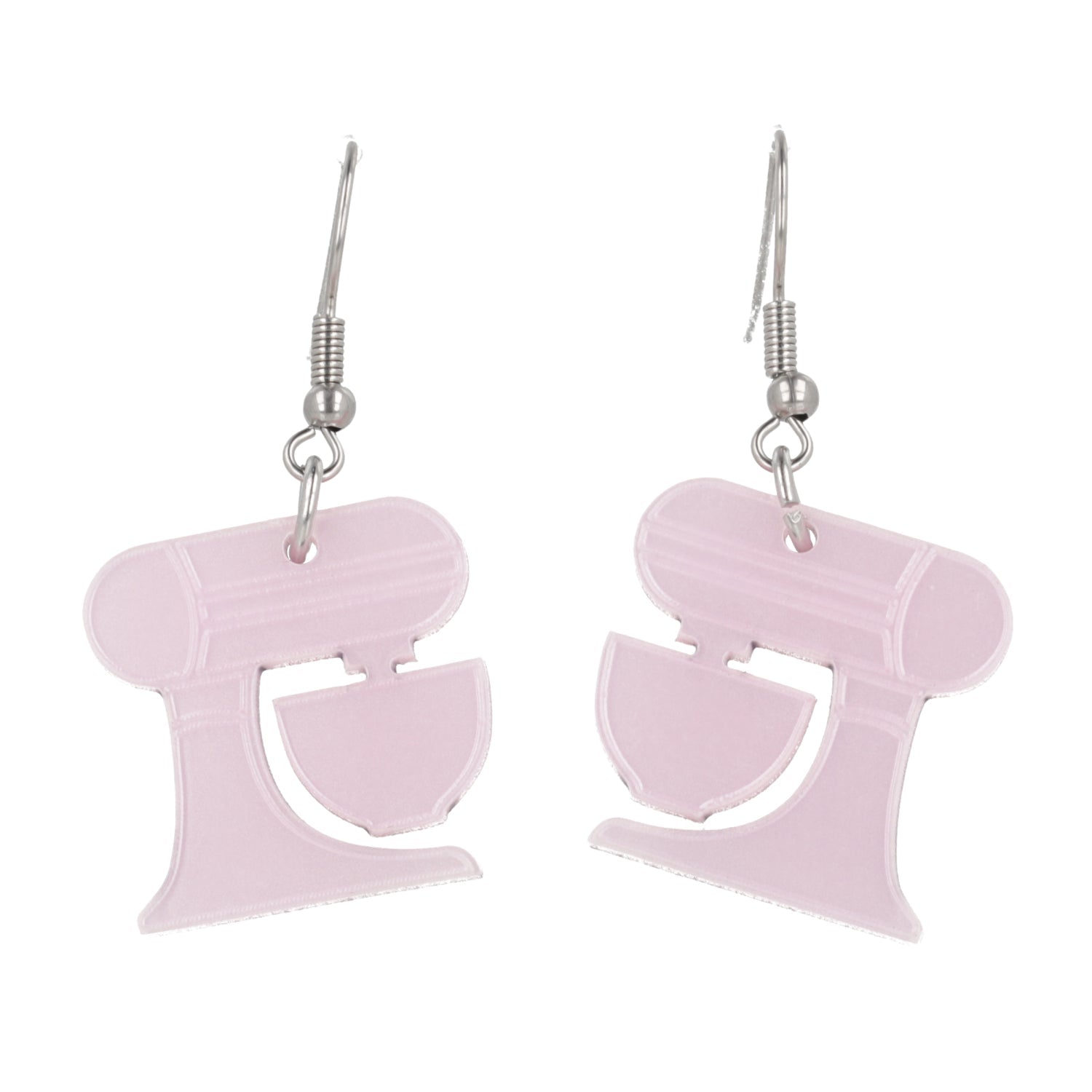 Pink Stand Mixer Earrings