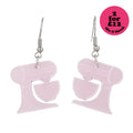 Pink Stand Mixer Earrings