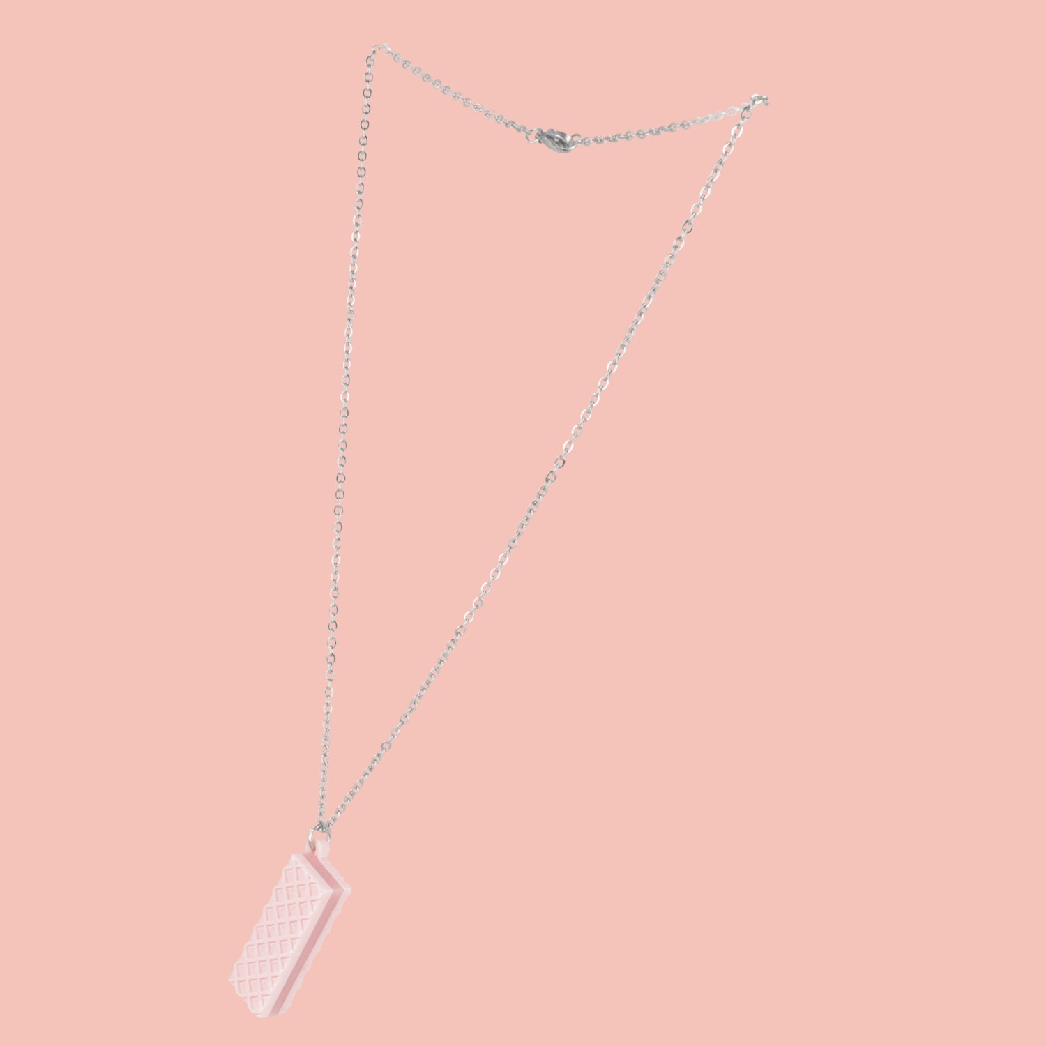 Pink Wafer Necklace