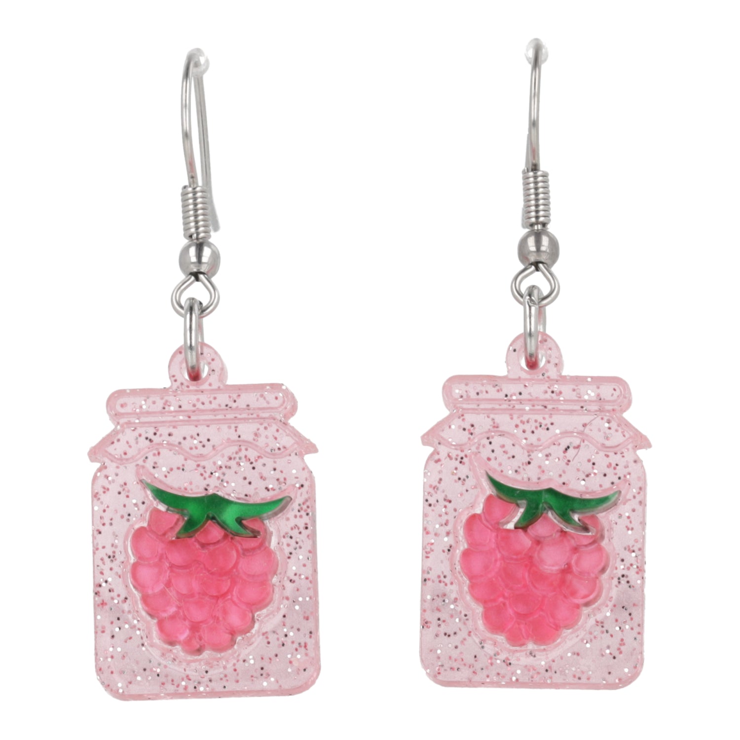 Pump Up The Jam Earrings - Raspberry