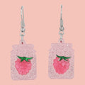 Pump Up The Jam Earrings - Raspberry